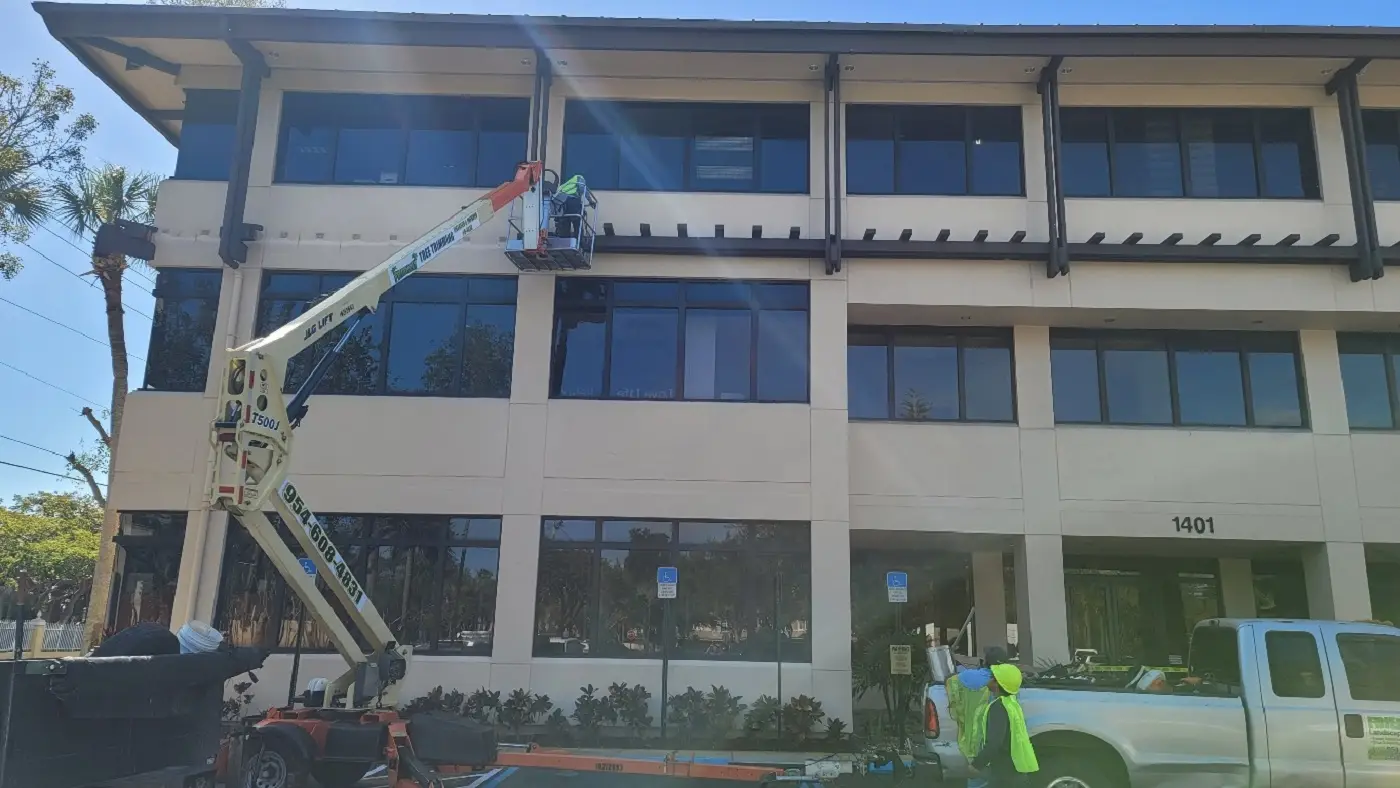 Commercial facade remodeling and architectural restoration in Weston, FL
